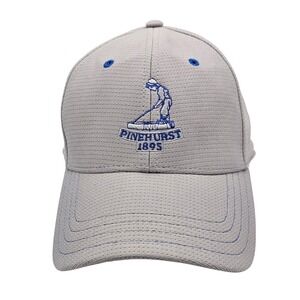Pinehurst Resort 1895 Golf Hat Pukka Performance Gray Blue Putter Boy Adjustable